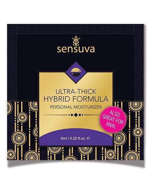 product image, Sensuva Ultra Thick Hybrid Personal Moisturizer Single Use Packet - SEXYEONE