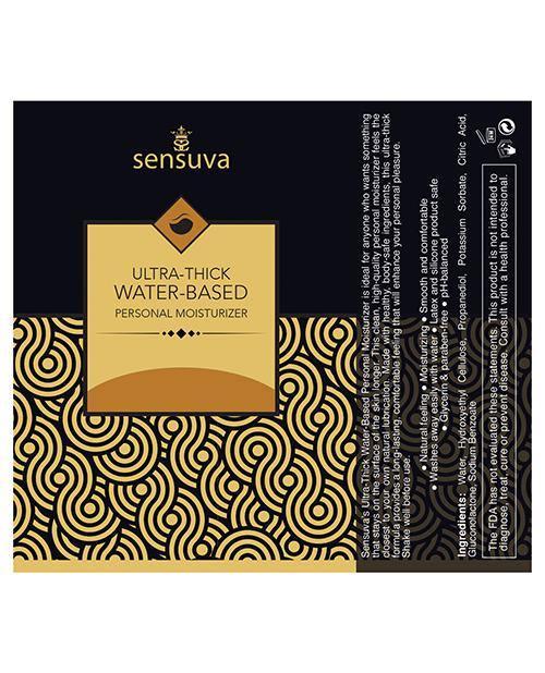 image of product,Sensuva Ultra Thick Water Based Personal Moisturizer - 1.93 Oz  Salted Caramel - SEXYEONE