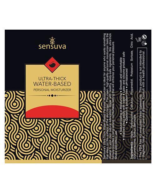 image of product,Sensuva Ultra Thick Water Based Personal Moisturizer - 1.93 Oz Strawberry - SEXYEONE