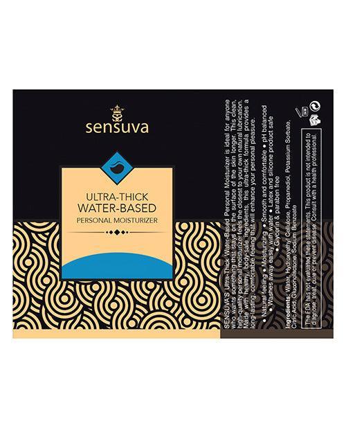 Sensuva Ultra Thick Water Based Personal Moisturizer - 1.93 Oz Unscented - SEXYEONE