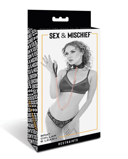 product image, Sex & Mischief Brat Collar & Leash - SEXYEONE