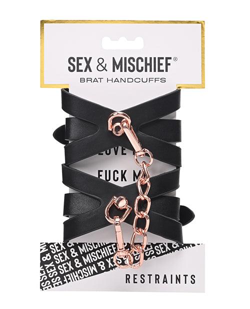 Sex & Mischief Brat Handcuffs - SEXYEONE