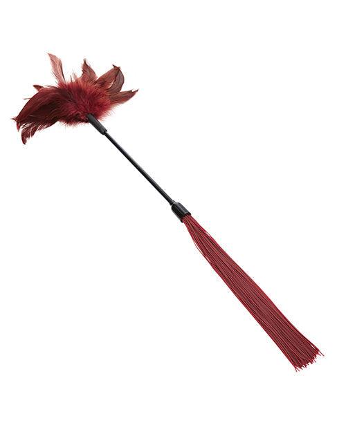 image of product,Sex & Mischief Enchanted Feather Tickler - Burgundy - SEXYEONE