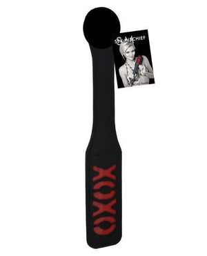 Sex & Mischief Impressions Xoxo Paddle - Black - SEXYEONE