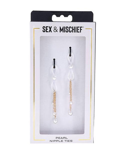 Sex & Mischief Pearl Nipple Ties - SEXYEONE