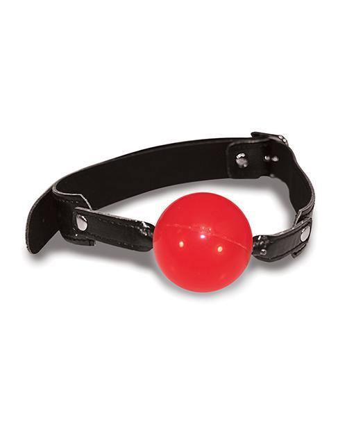image of product,Sex & Mischief Solid Red Ball Gag - SEXYEONE