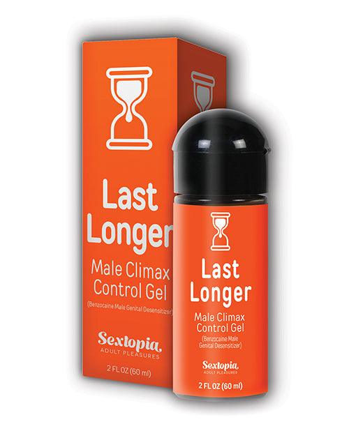 Sextopia Last Longer Male Climax Control Gel - 2 oz Bottle - SEXYEONE