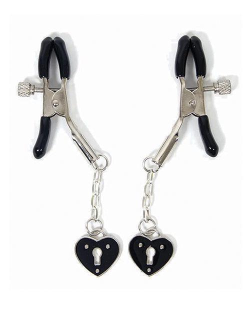 image of product,Sexy Af Nipple Clamps - Heart Charms - SEXYEONE