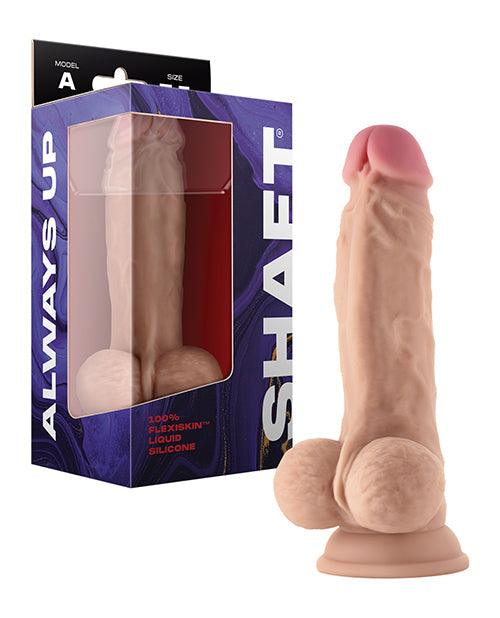 product image, Shaft Model A Flexskin Liquid Silicone 7.5" Dong W/balls - SEXYEONE