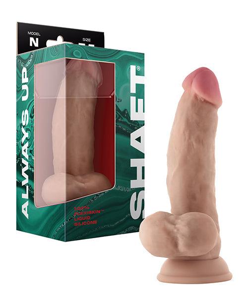 product image, Shaft Model N Flexskin Liquid Silicone 7.5" Side Curve Dong W/balls - SEXYEONE