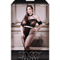 Sheer Fantasy Missing You Opaque & Net Off Should Top W-leggings Black Qn - SEXYEONE