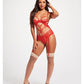 Sheer Mesh & Lace Demi Cup Teddy - SEXYEONE