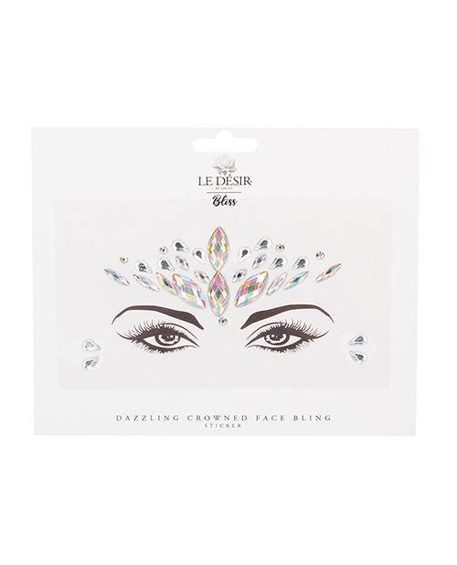 product image, Shots Bliss Dazzling Crowned Face Bling Sticker O-s - SEXYEONE