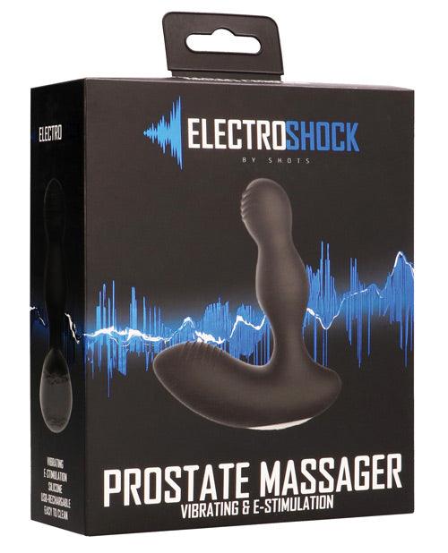 product image, Shots Electroshock E-stimulation Vibrating Prostate Massager - Black - SEXYEONE