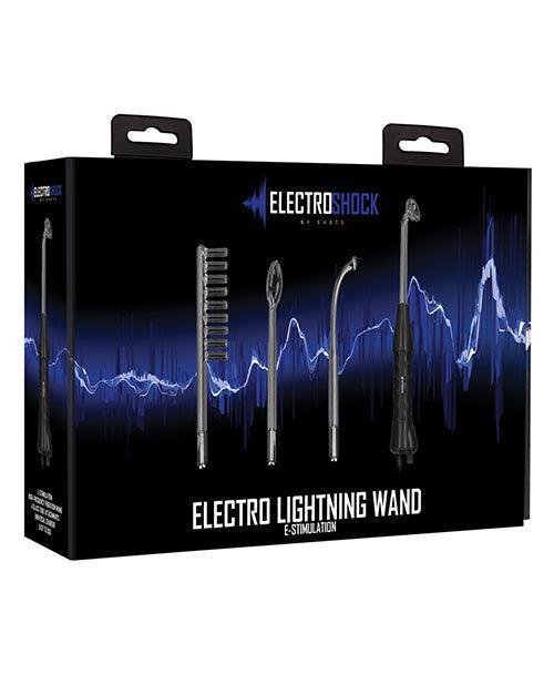 product image, Shots Electroshock Lightning Wand - Black - SEXYEONE