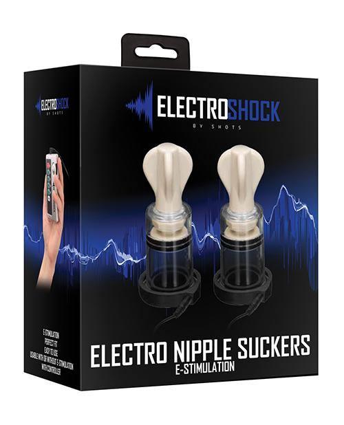 Shots Electroshock Nipple Suckers - Clear - SEXYEONE