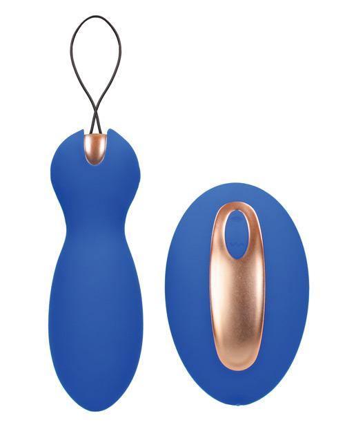 image of product,Shots Elegance Dual Vibrating Bullet & Remote - Blue - SEXYEONE