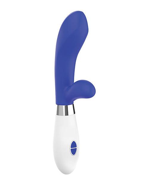 image of product,Shots Luminous Achilles Silicone 10 Speed Rabbit Vibrator - Royal Blue - SEXYEONE