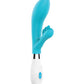 Shots Luminous Agave Silicone 10 Speed Rabbit - Turquoise - SEXYEONE