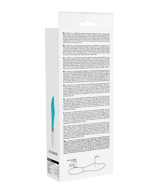 product image,Shots Luminous Athamas Silicone 10 Speed Vibrator - Turquoise - SEXYEONE