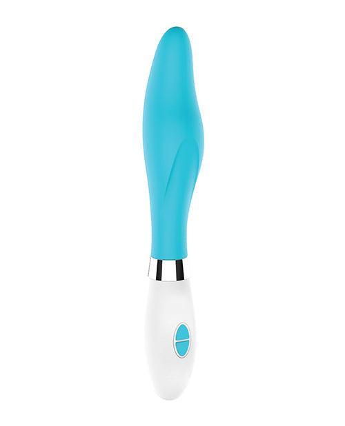 image of product,Shots Luminous Athamas Silicone 10 Speed Vibrator - Turquoise - SEXYEONE