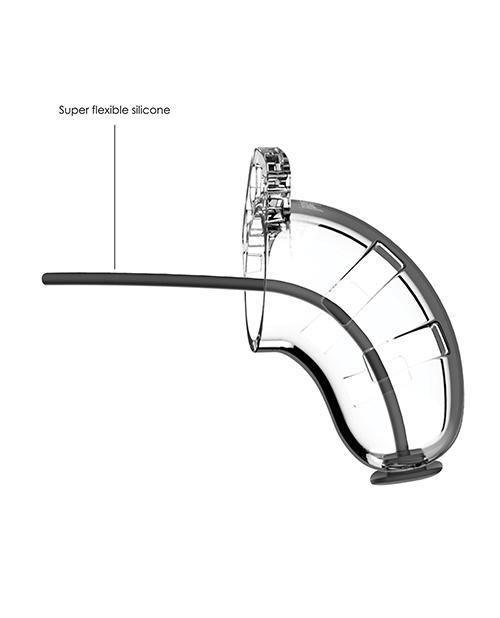 image of product,Shots Man Cage W/silicone Urethral Sounding - SEXYEONE