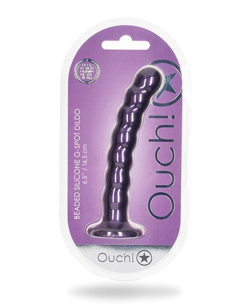 product image, Shots Ouch 6.5" Beaded G-spot Dildo - SEXYEONE