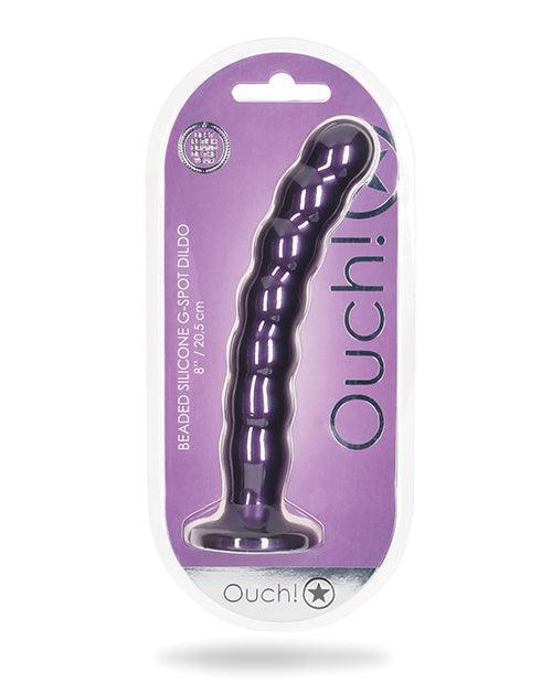 product image, Shots Ouch 8" Beaded G-spot Dildo - SEXYEONE