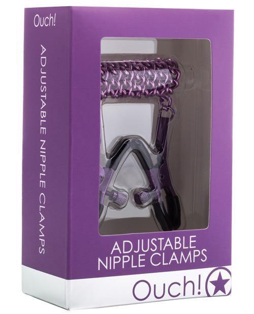 product image, Shots Ouch Adjustable Nipple Clamps W/chain - SEXYEONE