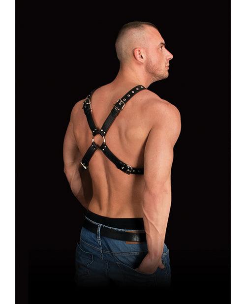 image of product,Shots Ouch Adonis High Halter - Black - SEXYEONE
