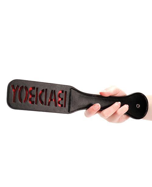 image of product,Shots Ouch Bad Boy Paddle - Black - SEXYEONE