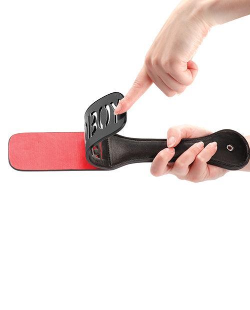 image of product,Shots Ouch Bad Boy Paddle - Black - SEXYEONE