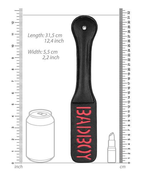 Shots Ouch Bad Boy Paddle - Black - SEXYEONE