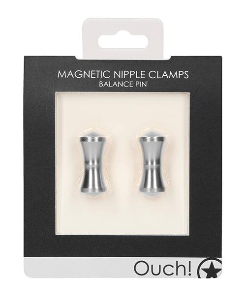 image of product,Shots Ouch Balance Pin Magnetic Nipple Clamps - SEXYEONE