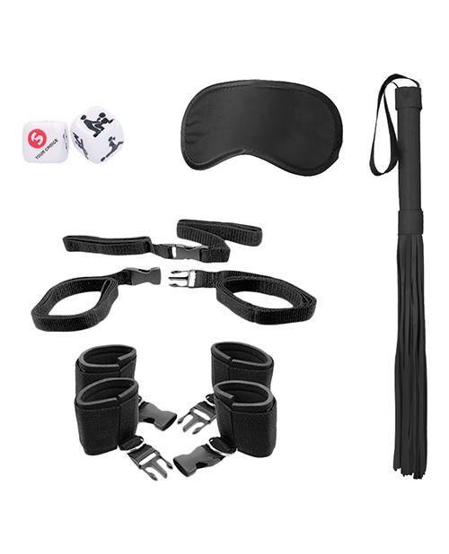 image of product,Shots Ouch Bed Post Bindings Restraint Kit - SEXYEONE