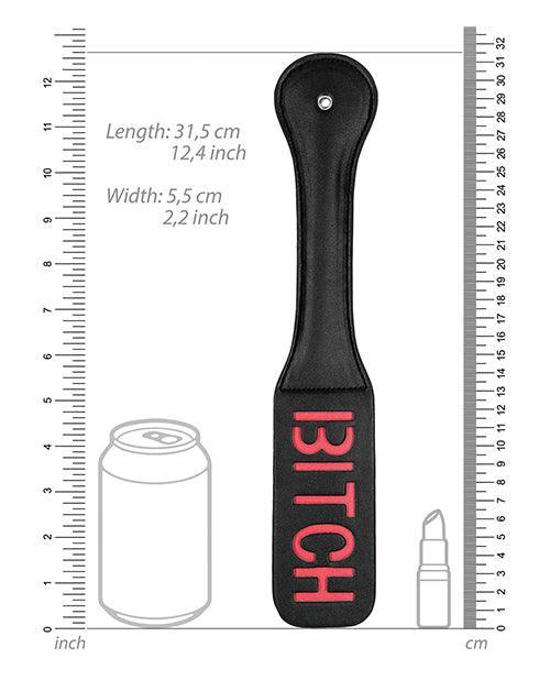 image of product,Shots Ouch Bitch Paddle - Black - SEXYEONE