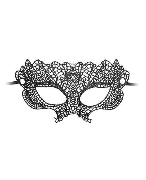 image of product,Shots Ouch Black & White Lace Eye Mask - SEXYEONE