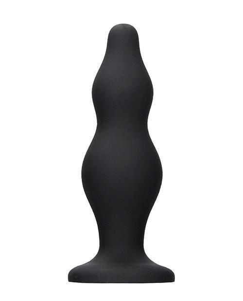 image of product,Shots Ouch Bubble Butt Plug - Black - SEXYEONE
