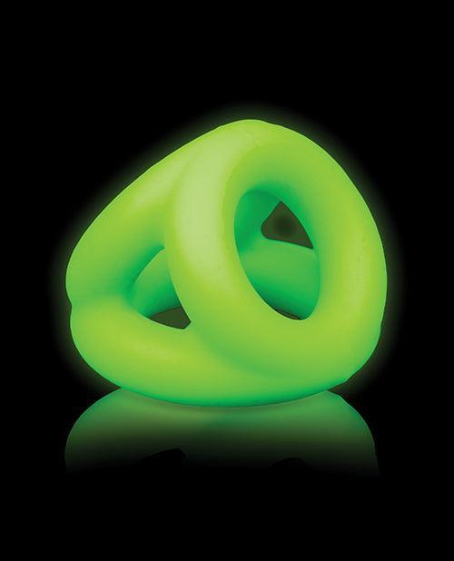 Shots Ouch Cock Ring & Ball Strap - Glow In The Dark - SEXYEONE