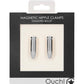 Shots Ouch Diamond Bullet Magnetic Nipple Clamps - SEXYEONE