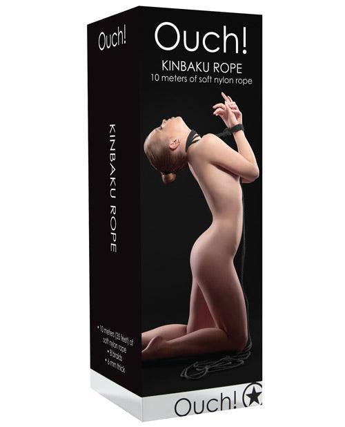 product image, Shots Ouch Kinbaku Rope - Black - SEXYEONE