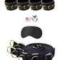 Shots Ouch Limited Edition Bed Bindings Restraint System - Black - SEXYEONE