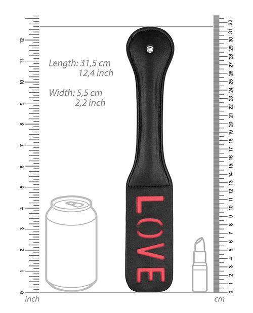 image of product,Shots Ouch Love Paddle - Black - SEXYEONE