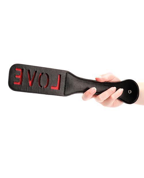 Shots Ouch Love Paddle - Black - SEXYEONE