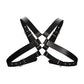 Shots Ouch Men's Large Buckle Harness - Black - SEXYEONE