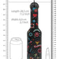 Shots Ouch Old School Tattoo Style Printed Paddle - Black - SEXYEONE