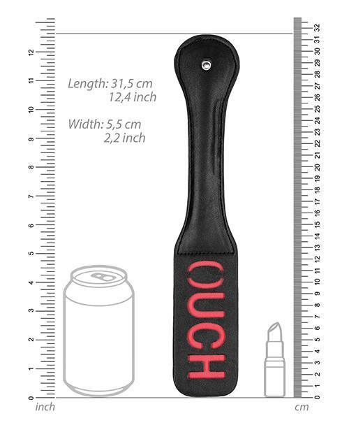 Shots Ouch Ouch Paddle - Black - SEXYEONE