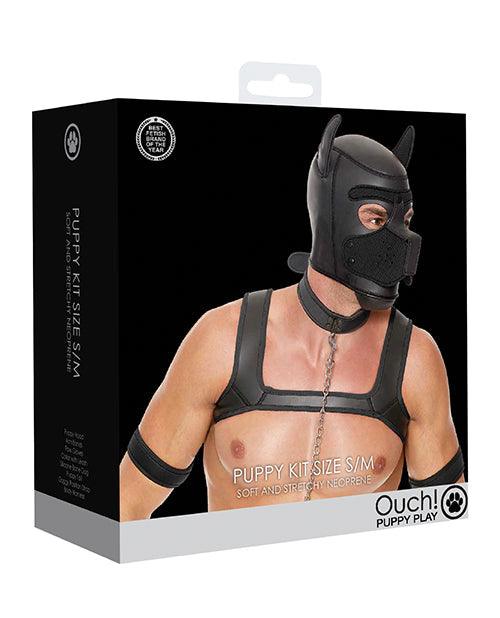 product image, Shots Ouch Puppy Play Complete Kit - Black - SEXYEONE
