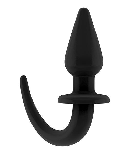 image of product,Shots Ouch Puppy Play Tail Butt Plug - Black - SEXYEONE