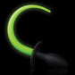 Shots Ouch Puppy Tail Plug - Glow In The Dark - SEXYEONE